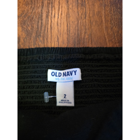 Old Navy Black strapless dress size 2 - Picture 2 of 4